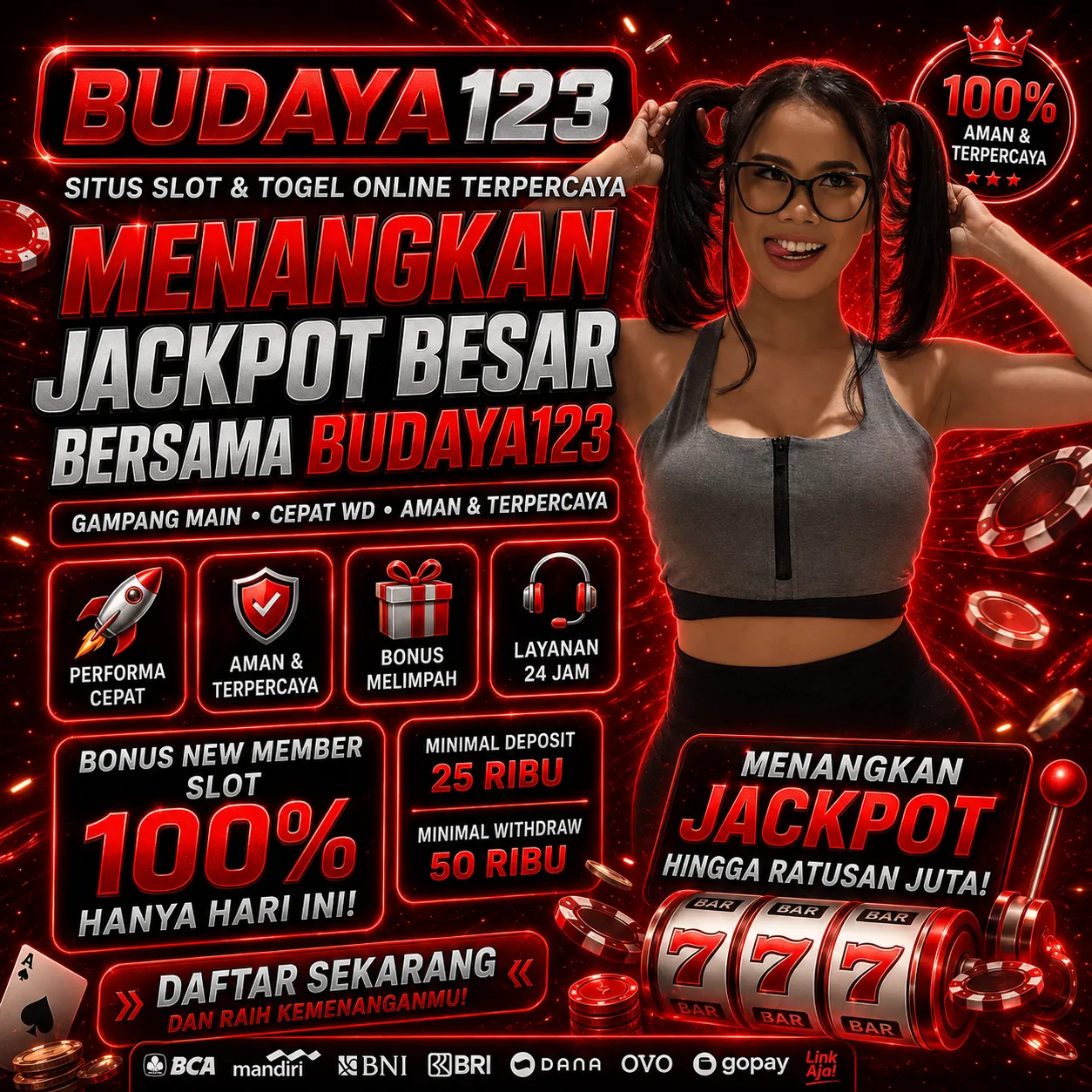 BUDAYA123 Banner